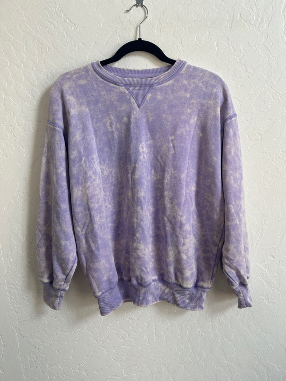Lavender Super soft Tie-Dye Crewneck Sweatshirt